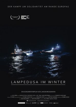 Lampedusa in Winter - Austrian Movie Poster (thumbnail)