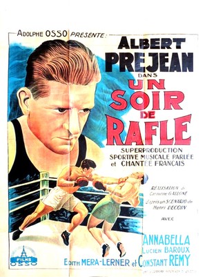 Un soir de rafle - French Movie Poster (thumbnail)