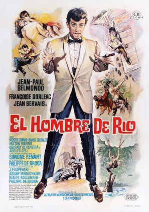 L&#039;homme de Rio - Spanish Movie Poster (thumbnail)