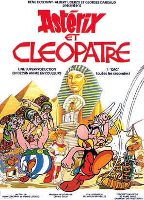 Ast&eacute;rix et Cl&eacute;op&acirc;tre - French Movie Poster (thumbnail)