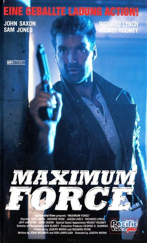 Maximum Force - German VHS movie cover (thumbnail)