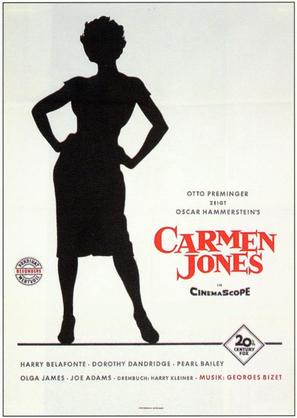 Carmen Jones - German Movie Poster (thumbnail)