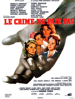 Le crime ne paie pas - French Movie Poster (thumbnail)