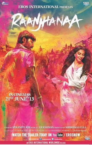 Raanjhanaa - Indian Movie Poster (thumbnail)