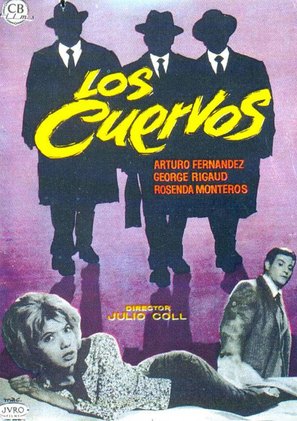 Los cuervos - Spanish Movie Poster (thumbnail)