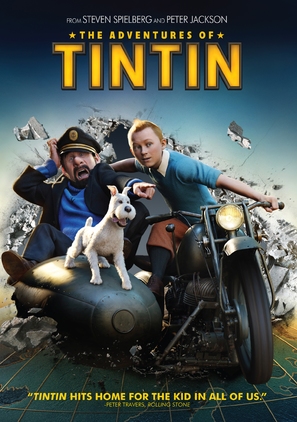 The Adventures of Tintin: The Secret of the Unicorn - DVD movie cover (thumbnail)