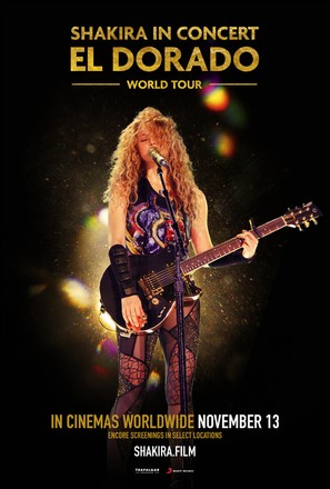 Shakira In Concert: El Dorado World Tour - Movie Poster (thumbnail)