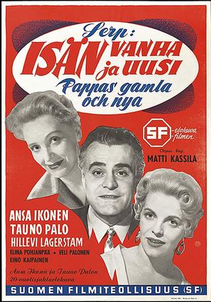 Is&auml;n vanha ja uusi - Finnish Movie Poster (thumbnail)