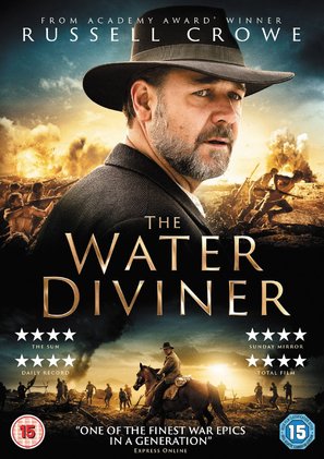 The Water Diviner - British DVD movie cover (thumbnail)