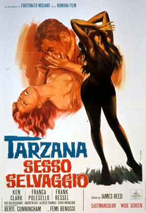 Tarzana, sesso selvaggio - Italian Movie Poster (thumbnail)