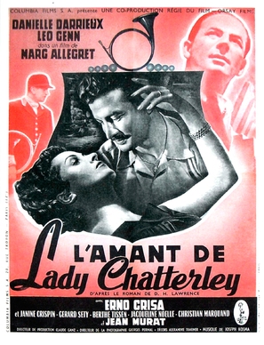 L&#039;amant de lady Chatterley - French Movie Poster (thumbnail)