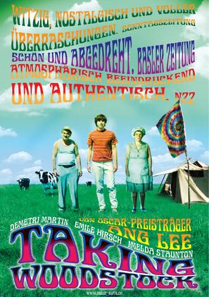 Taking Woodstock - Swiss Movie Poster (thumbnail)