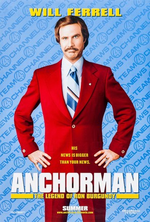 Anchorman: The Legend of Ron Burgundy - Movie Poster (thumbnail)