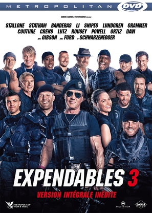 The Expendables 3 - French DVD movie cover (thumbnail)