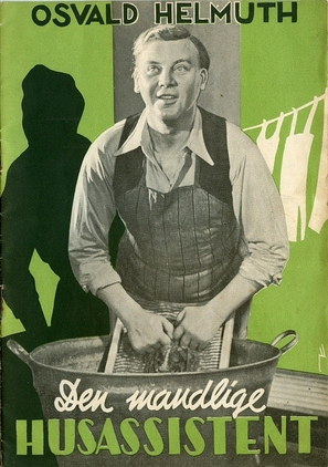 Den mandlige husassistent - Danish Movie Poster (thumbnail)