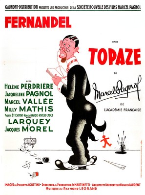Topaze - French Movie Poster (thumbnail)