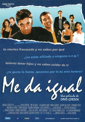 Me da igual - Spanish Movie Poster (thumbnail)