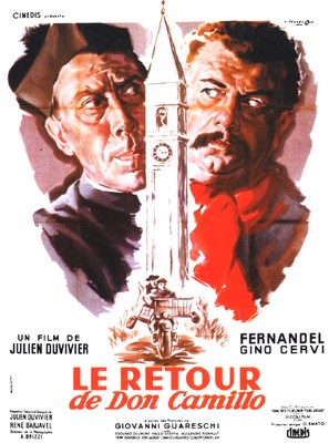 Le retour de Don Camillo - French Movie Poster (thumbnail)