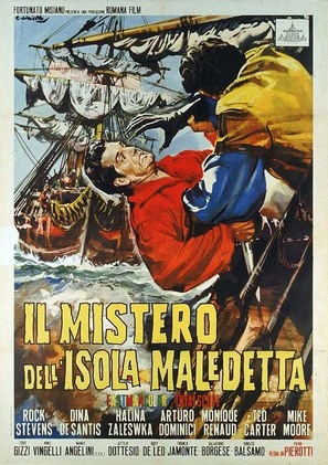Il mistero dell&#039;isola maledetta - Italian Movie Poster (thumbnail)