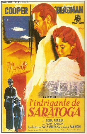 Saratoga Trunk - French Movie Poster (thumbnail)