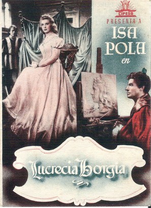 Lucrezia Borgia - Spanish Movie Poster (thumbnail)