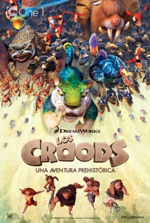 The Croods - Spanish Movie Poster (thumbnail)
