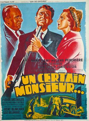 Un certain monsieur - French Movie Poster (thumbnail)