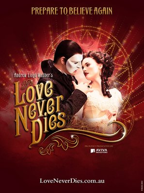 Love Never Dies - Australian Movie Poster (thumbnail)