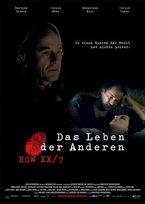 Das Leben der Anderen - German Movie Poster (thumbnail)