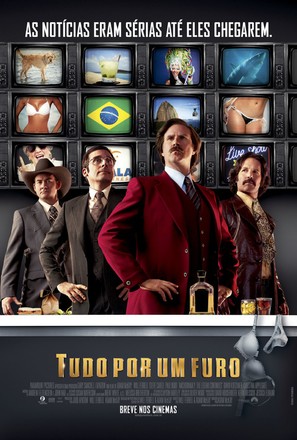 Anchorman 2: The Legend Continues - Brazilian Movie Poster (thumbnail)