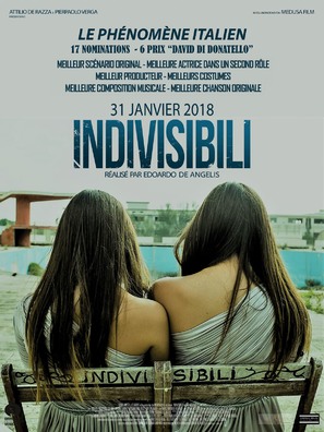 Indivisibili - French Movie Poster (thumbnail)