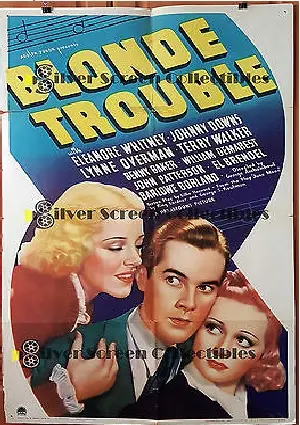 Blonde Trouble Poster