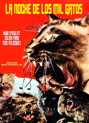 La noche de los mil gatos - Mexican Movie Poster (thumbnail)