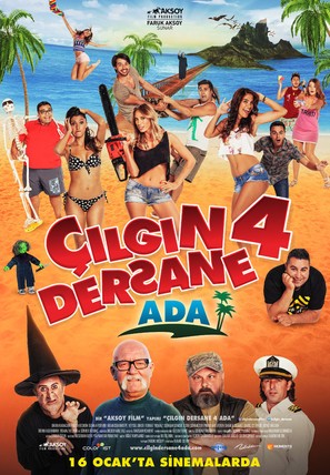 Cilgin Dersane 4: Ada - Turkish Movie Poster (thumbnail)