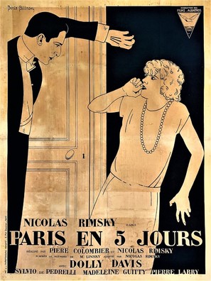 Paris en cinq jours - French Movie Poster (thumbnail)