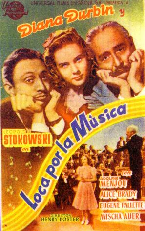 One Hundred Men and a Girl - Spanish Movie Poster (thumbnail)