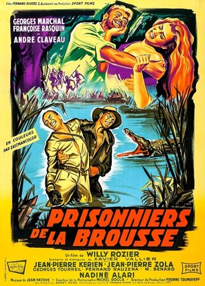 Prisonniers de la brousse - French Movie Poster (thumbnail)