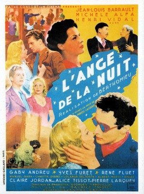 L&#039;ange de la nuit - French Movie Poster (thumbnail)