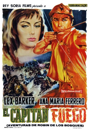 Capitan Fuoco - Spanish Movie Poster (thumbnail)
