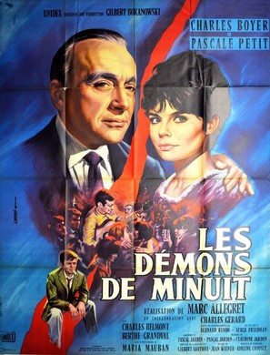 Les d&eacute;mons de minuit - French Movie Poster (thumbnail)