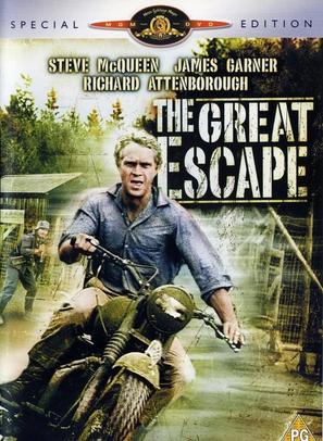 The Great Escape - British DVD movie cover (thumbnail)