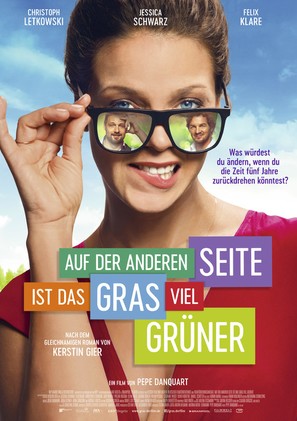 Auf der anderen Seite ist das Gras viel Gr&uuml;ner - German Movie Poster (thumbnail)