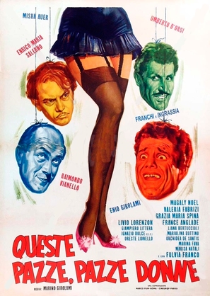 Queste pazze pazze donne - Italian Movie Poster (thumbnail)