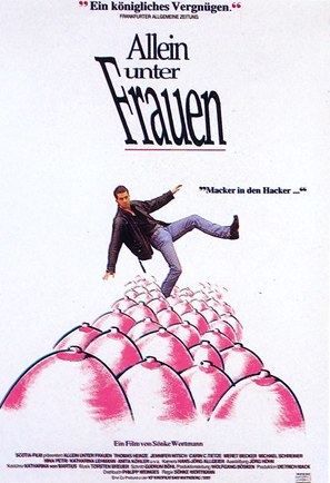 Allein unter Frauen - German Movie Poster (thumbnail)