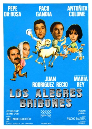 Los alegres bribones - Spanish Movie Poster (thumbnail)