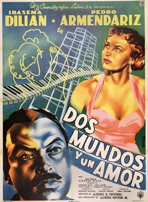 Dos mundos y un amor - Mexican Movie Poster (thumbnail)