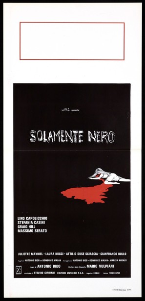Solamente nero - Italian Movie Poster (thumbnail)