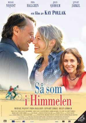 S&aring; som i himmelen - Swedish Movie Poster (thumbnail)