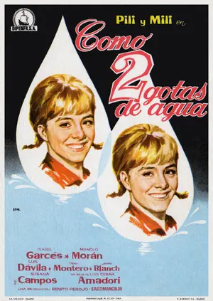 Como dos gotas de agua Poster