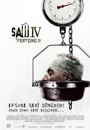 Saw IV - Turkish Movie Poster (thumbnail)